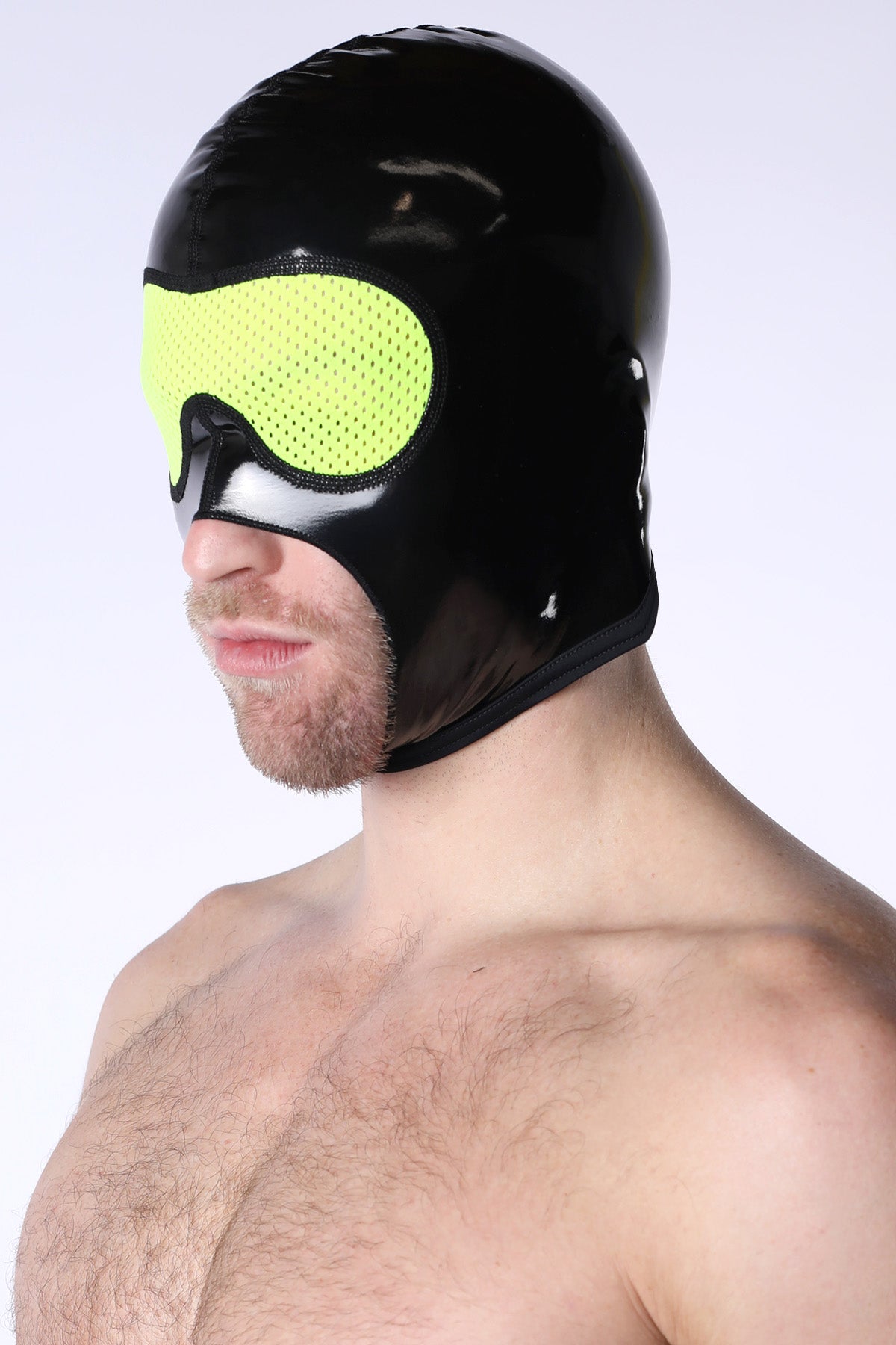 Black Chrome Mesh Eye Hood - TIMOTEO