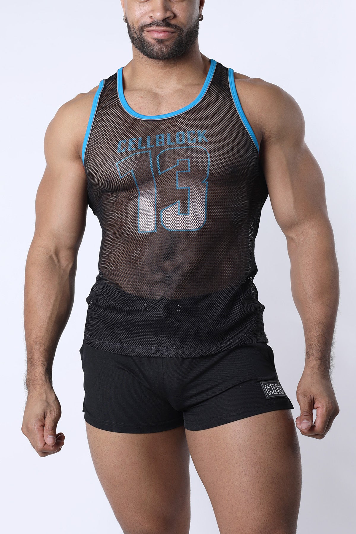 Chain Reaction Mesh Tank Top - TIMOTEO