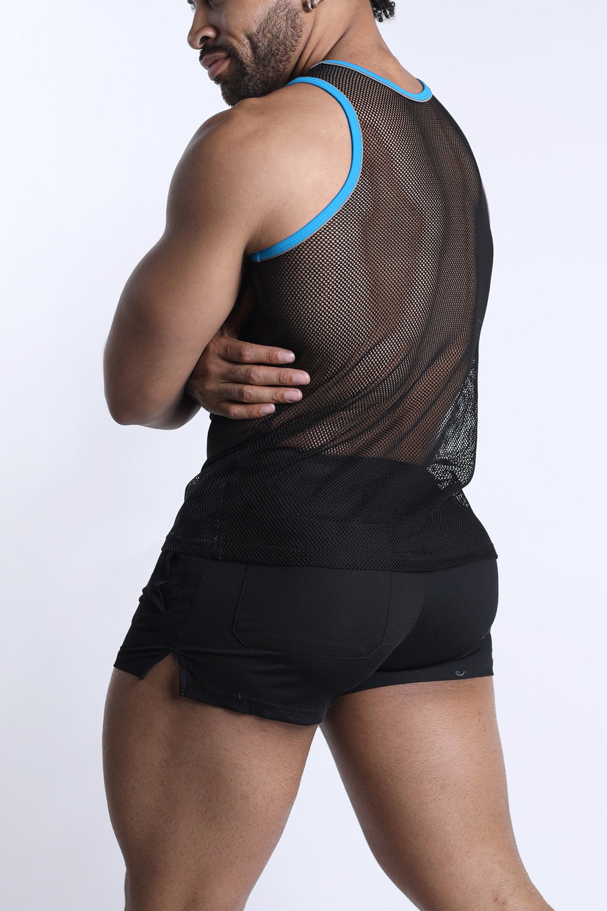 Chain Reaction Mesh Tank Top - TIMOTEO