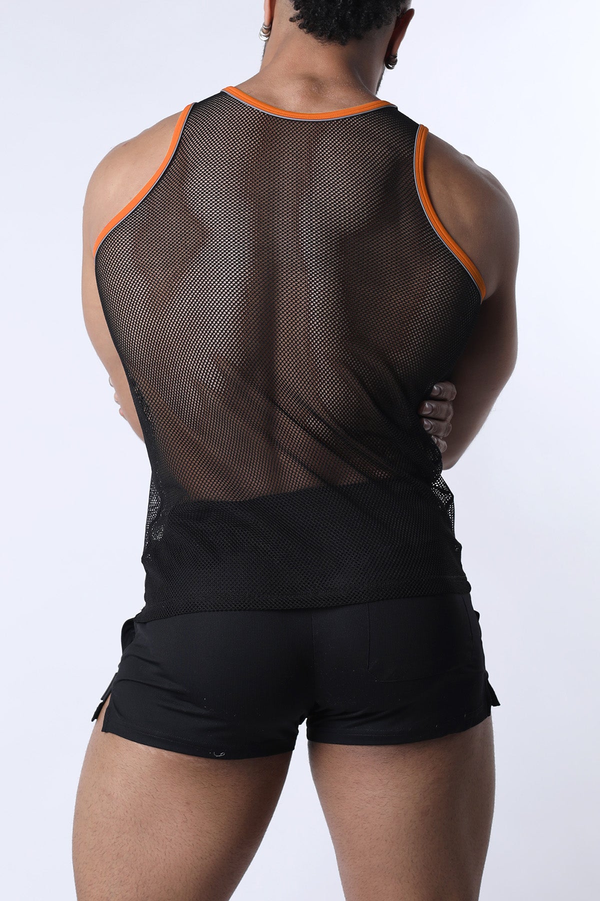 Chain Reaction Mesh Tank Top - TIMOTEO