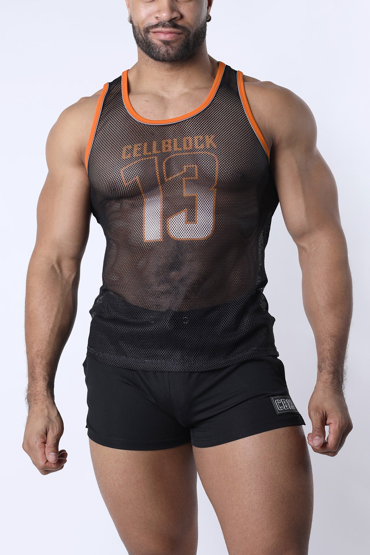 Chain Reaction Mesh Tank Top - TIMOTEO