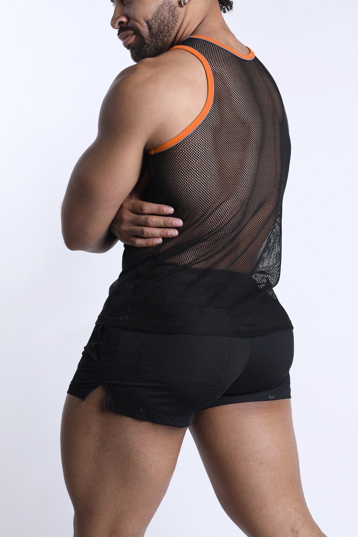 Chain Reaction Mesh Tank Top - TIMOTEO