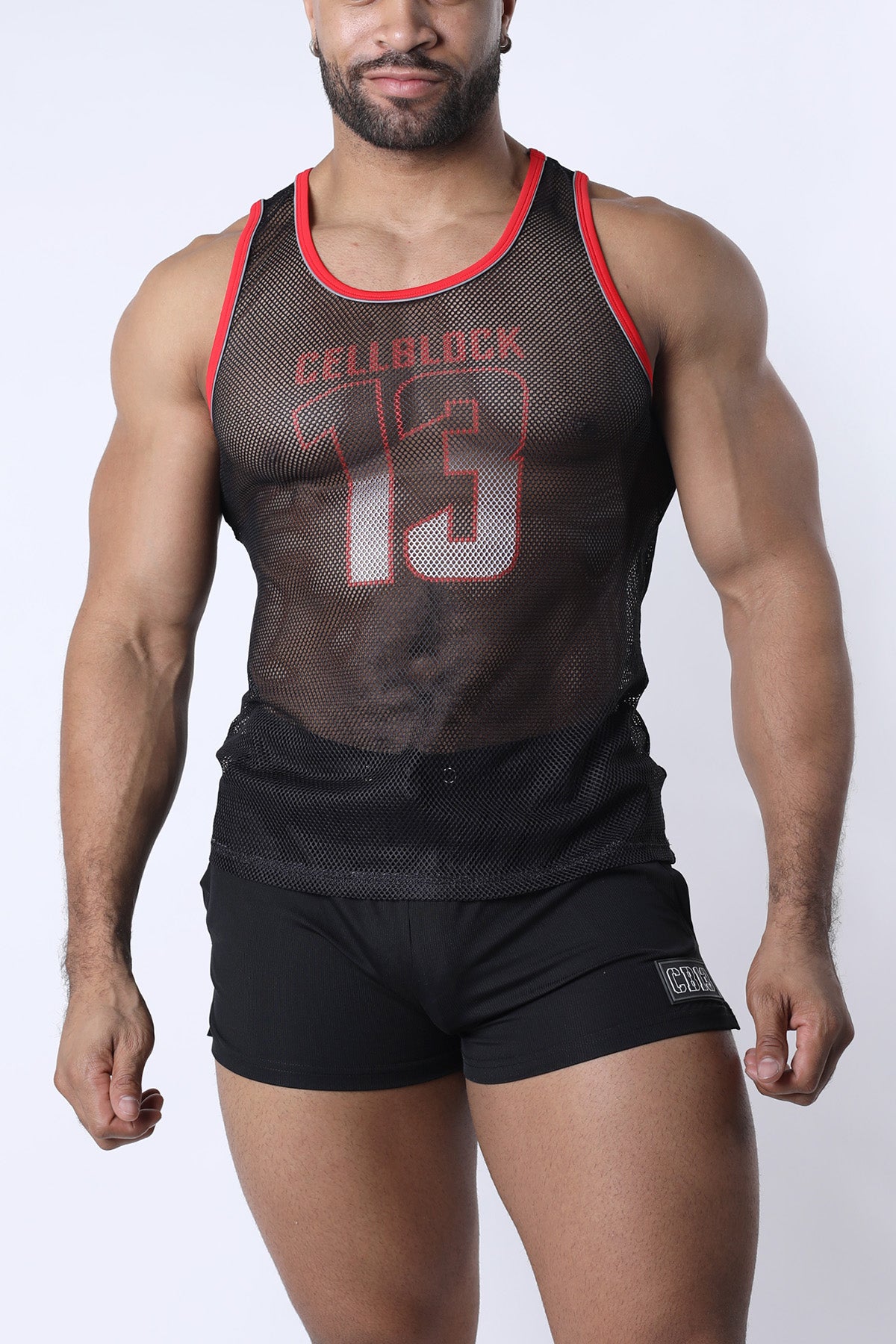 Chain Reaction Mesh Tank Top - TIMOTEO