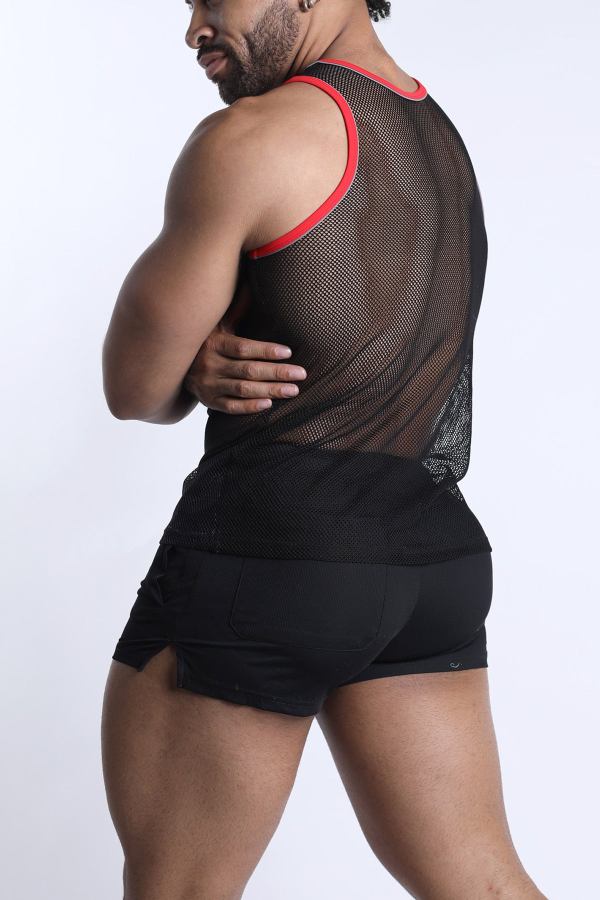 Chain Reaction Mesh Tank Top - TIMOTEO