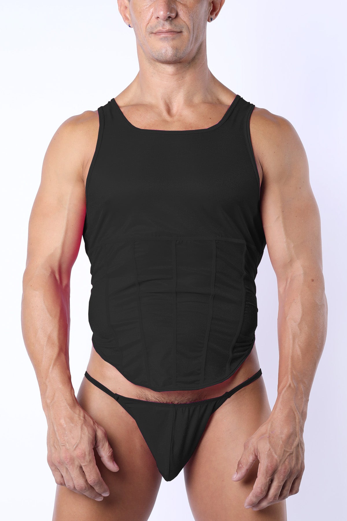 Vaux Clear Shine Corset Tank Top (WHOLESALE) - TIMOTEO