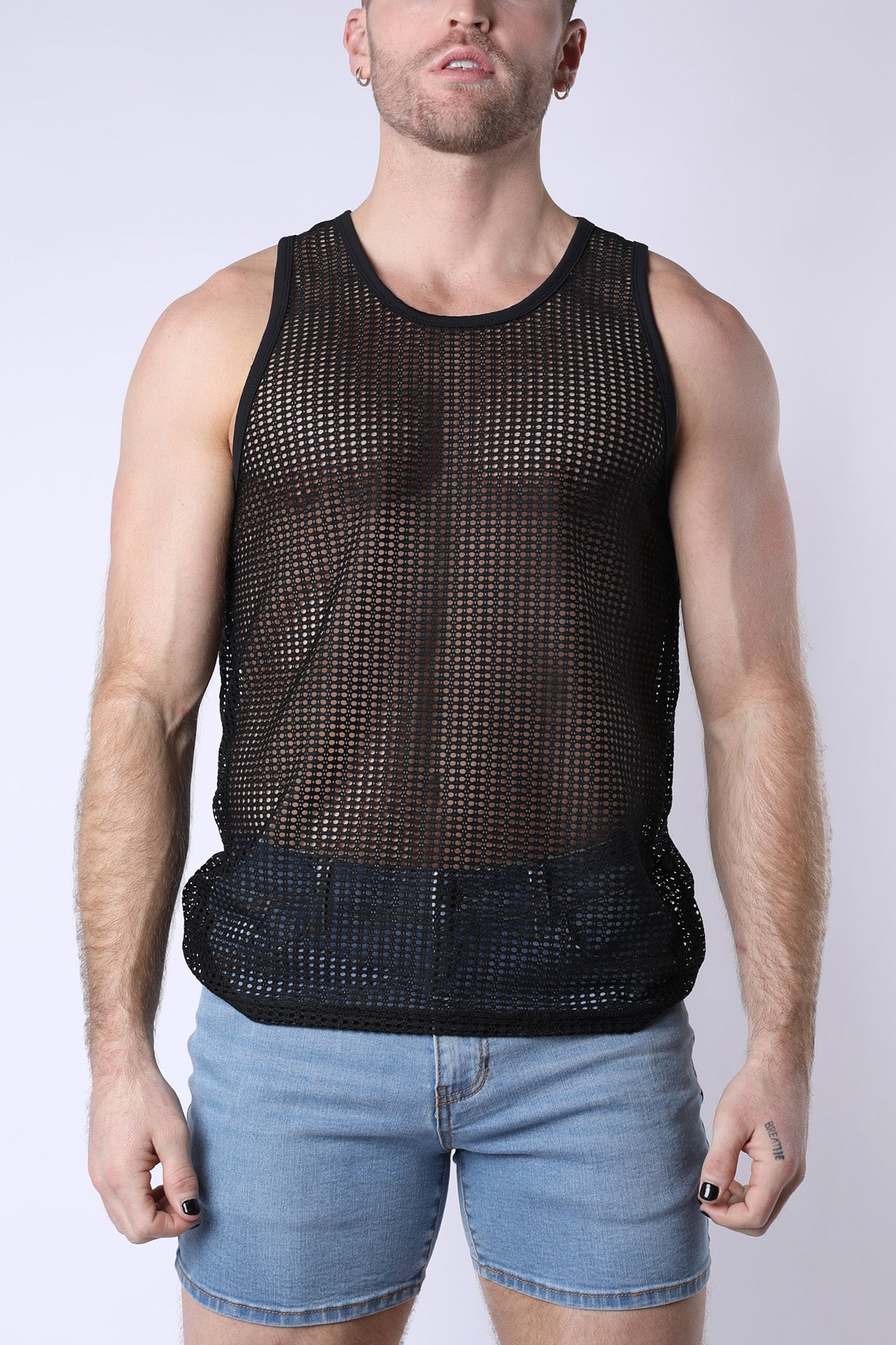 Palm Canyon Mesh Tank Top - TIMOTEO