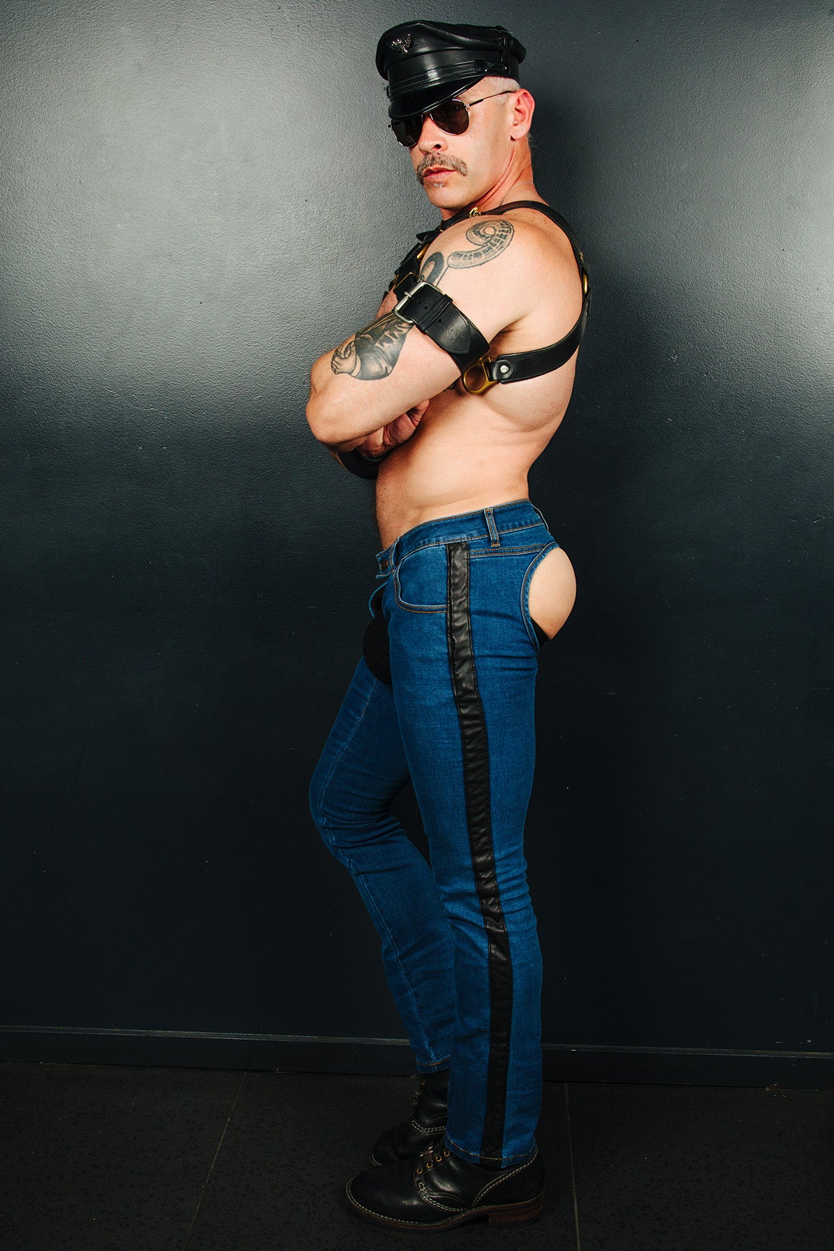 Terry Denim Chap