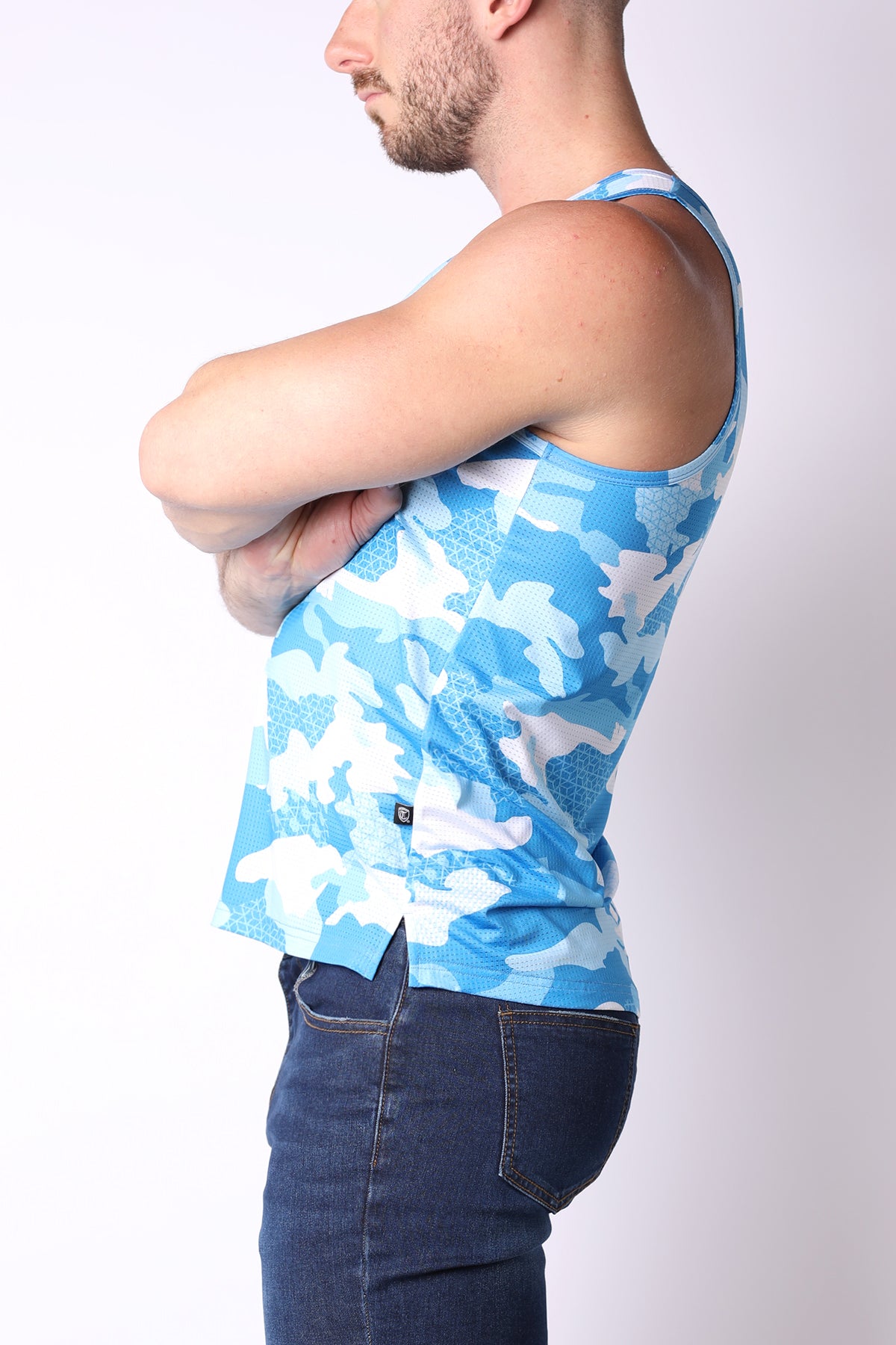X-Fit Camo Cloud Tank Top - TIMOTEO