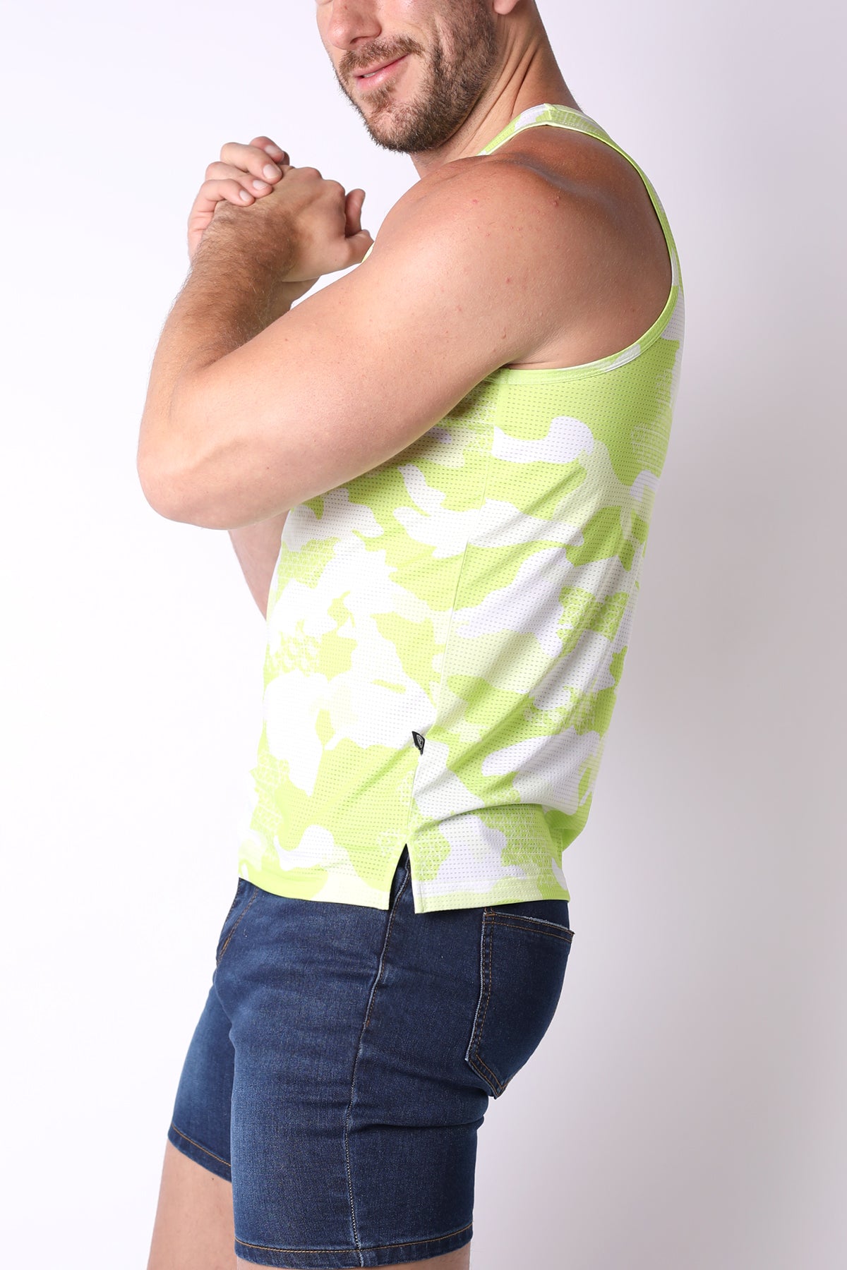 X-Fit Camo Cloud Tank Top - TIMOTEO
