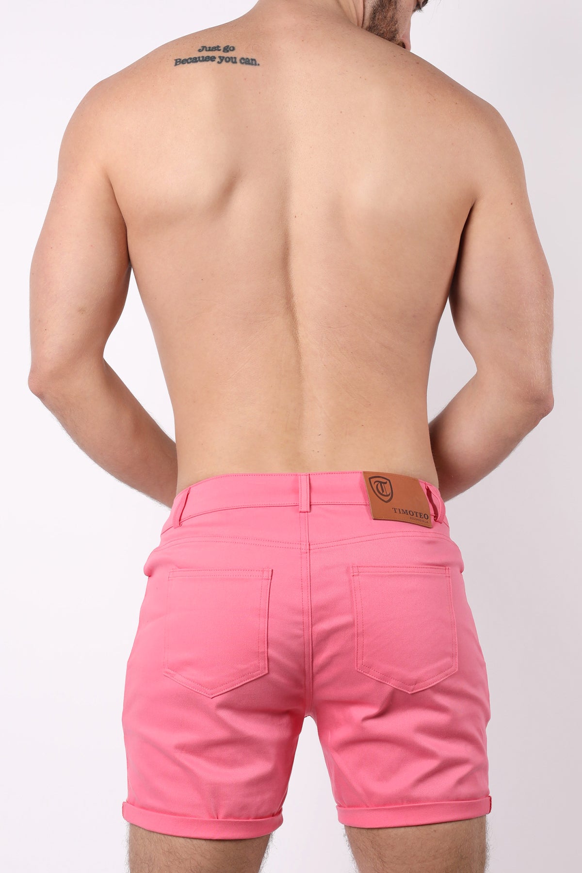 Coral Sands Cotton Twill Short - TIMOTEO