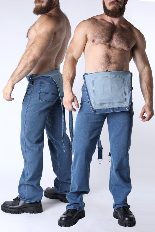 Axel Denim Overalls (WHOLESALE) - TIMOTEO