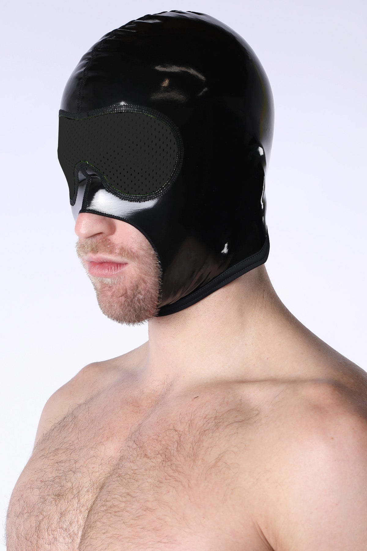 Black Chrome Mesh Eye Hood - TIMOTEO