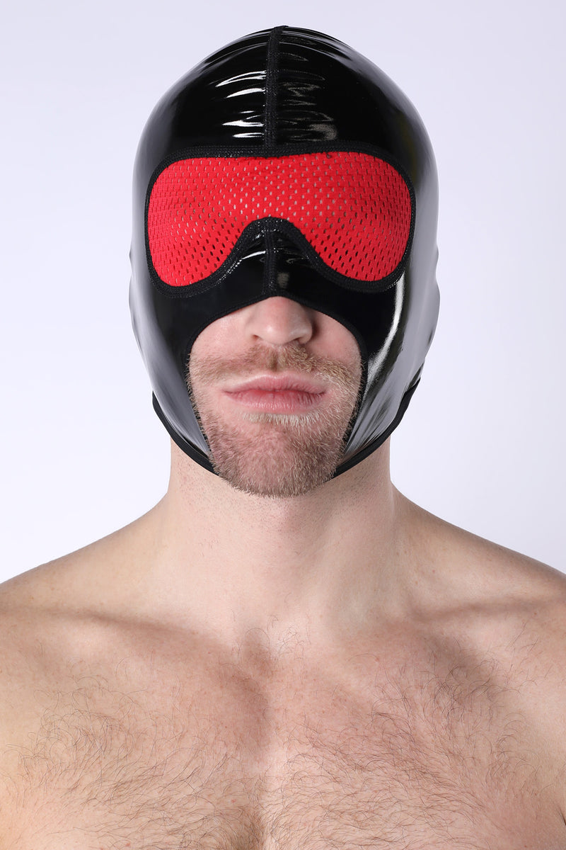 Black Chrome Mesh Eye Hood - TIMOTEO
