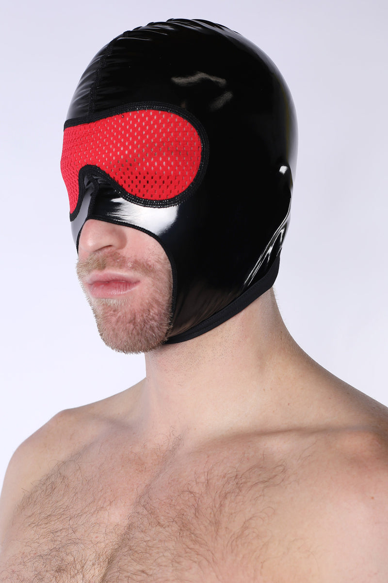 Black Chrome Mesh Eye Hood - TIMOTEO