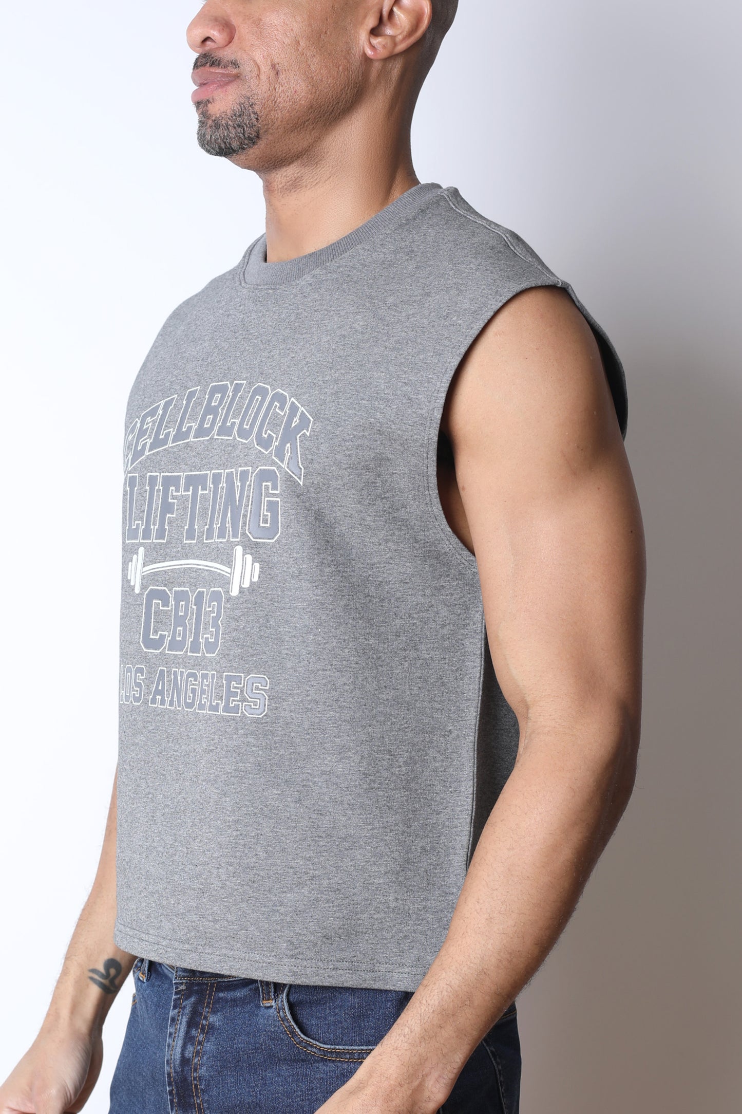 CB13 Lifting Club Cropped Tank (WHOLESALE) - TIMOTEO