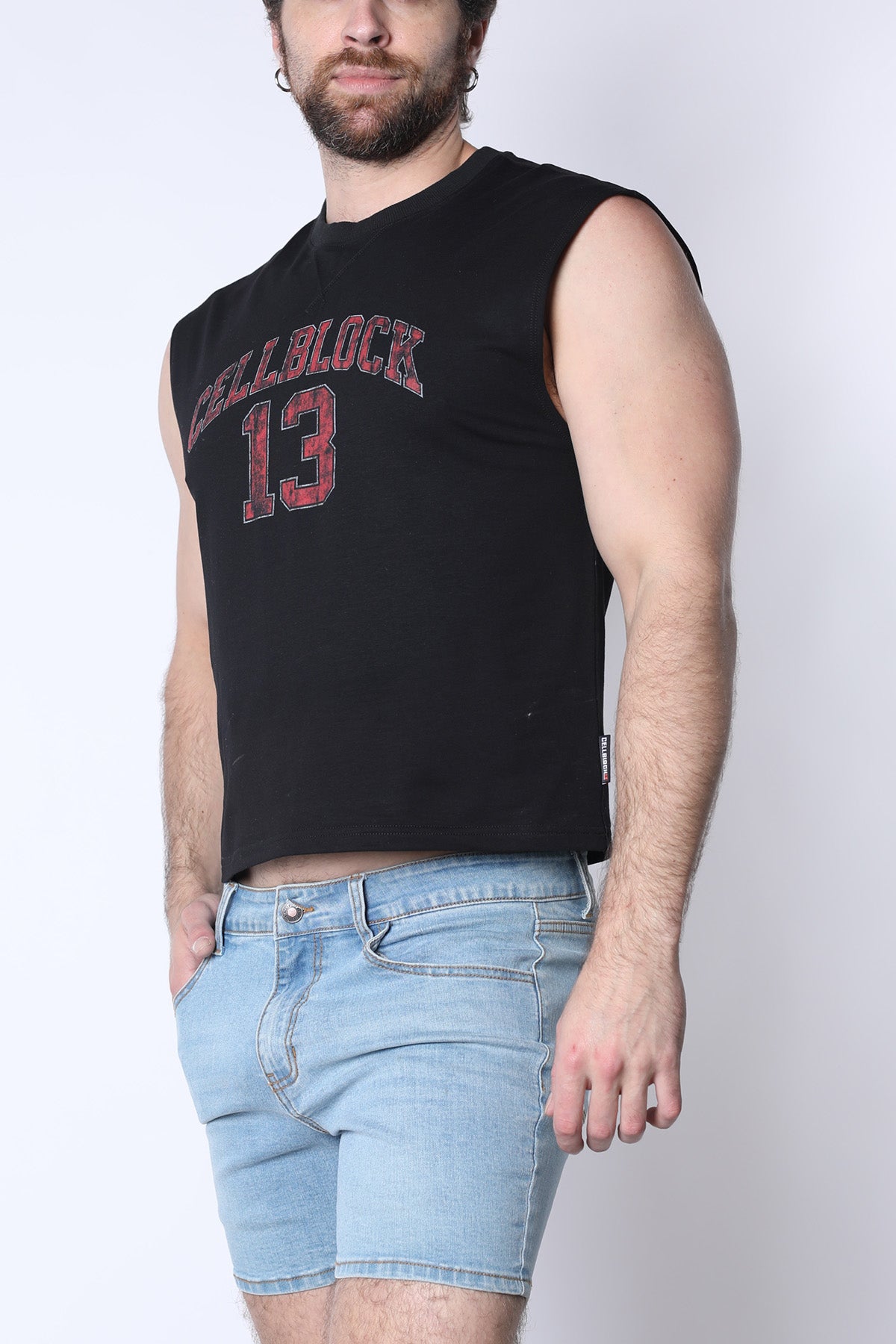 CB13 Sport Cropped Muscle Tank (WHOLESALE) - TIMOTEO