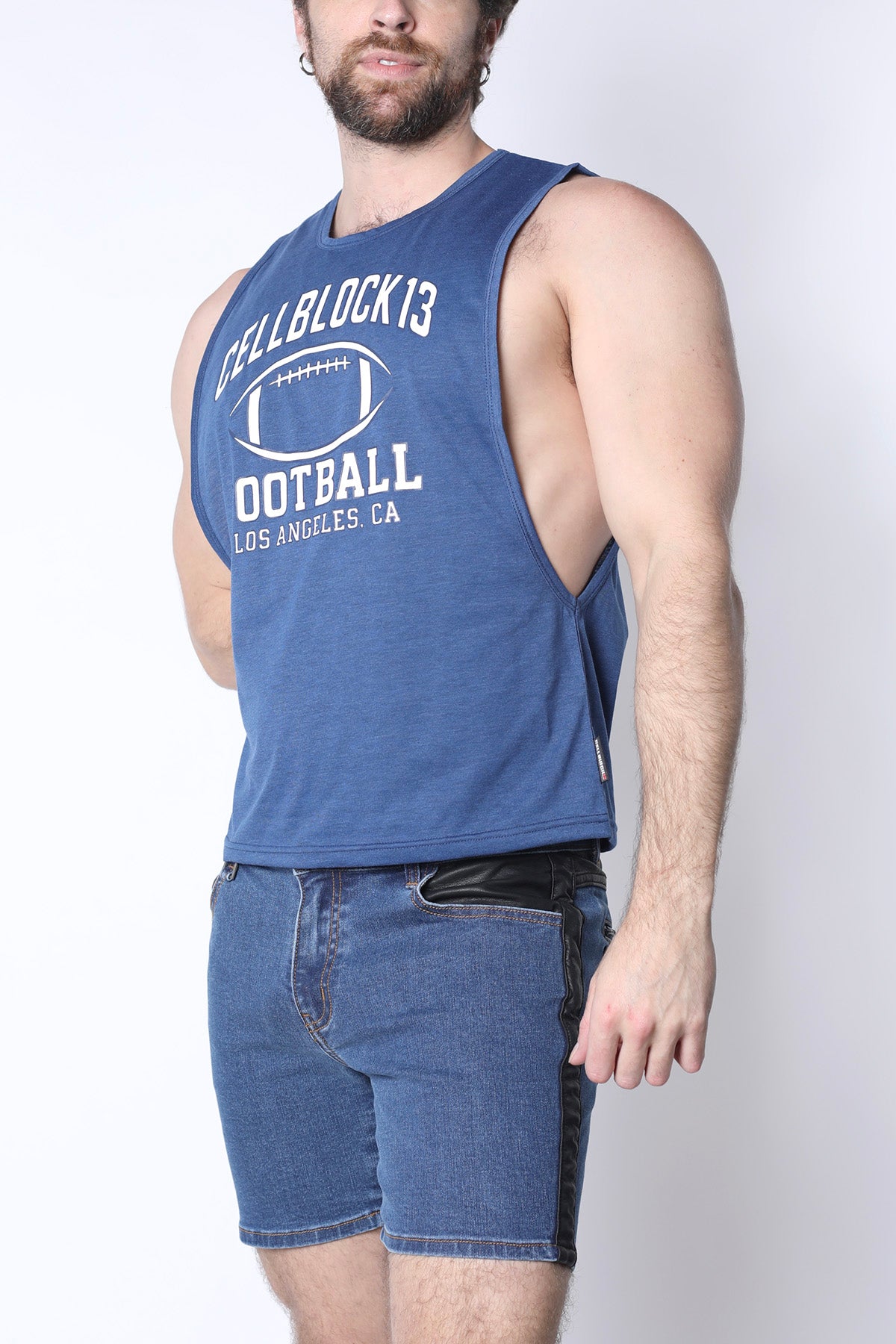 Field Goal Football Muscle Tank