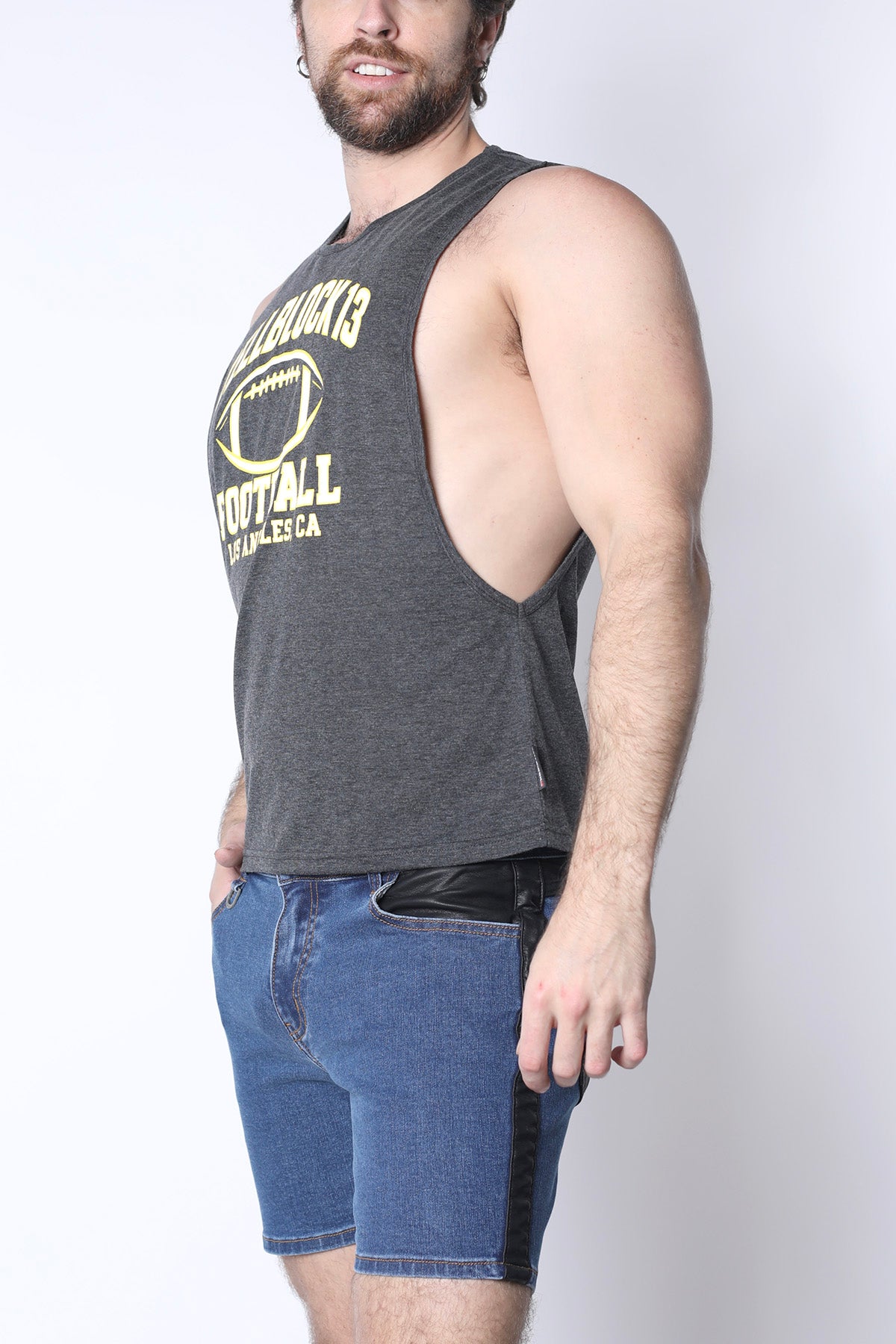Field Goal Football Muscle Tank