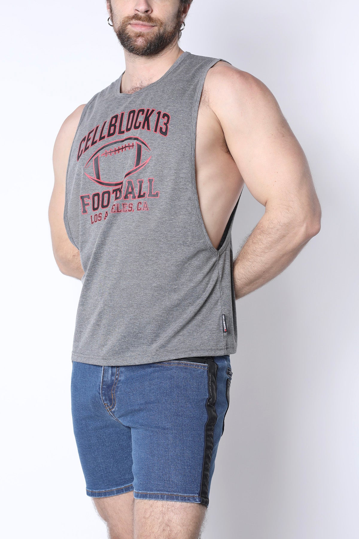 Field Goal Football Muscle Tank