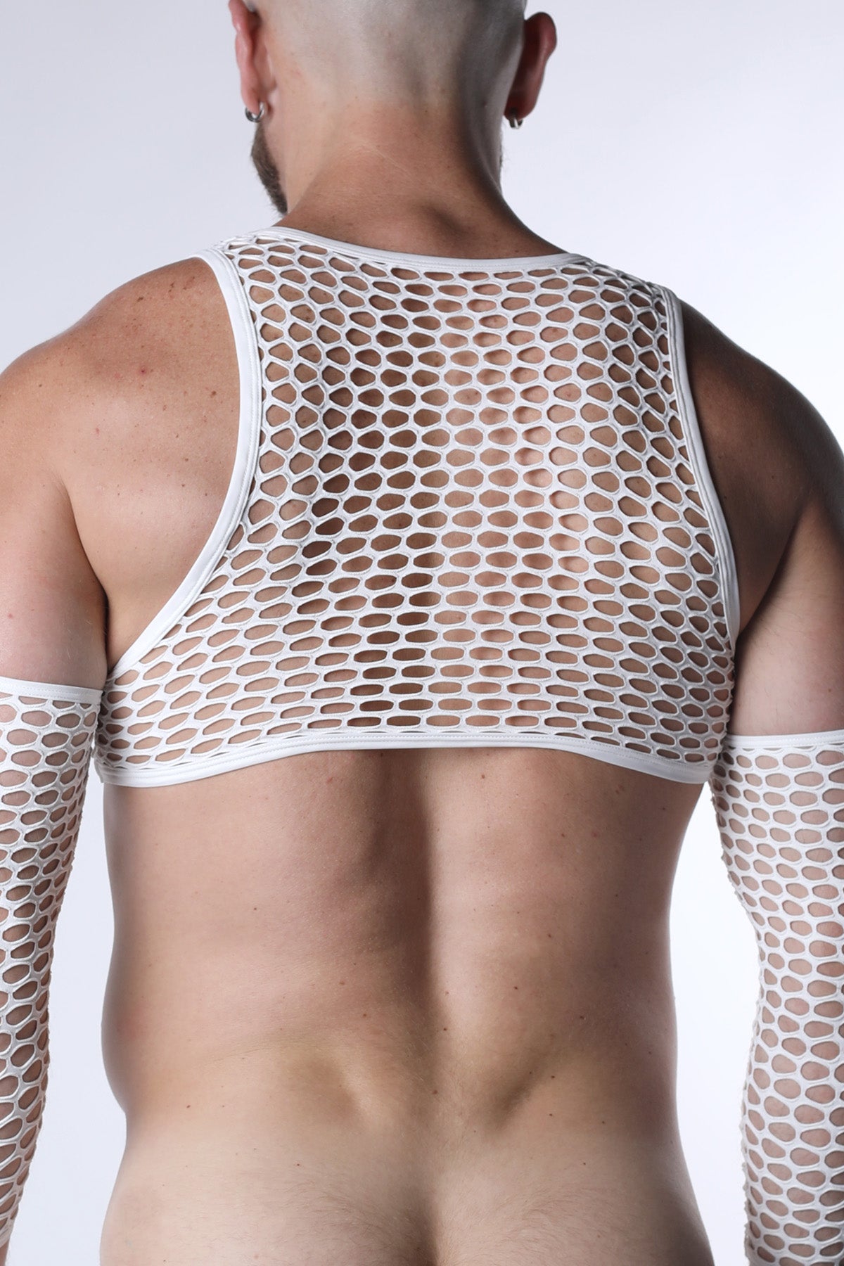 Vaux Galaxy Mesh Cropped Tank Top - TIMOTEO