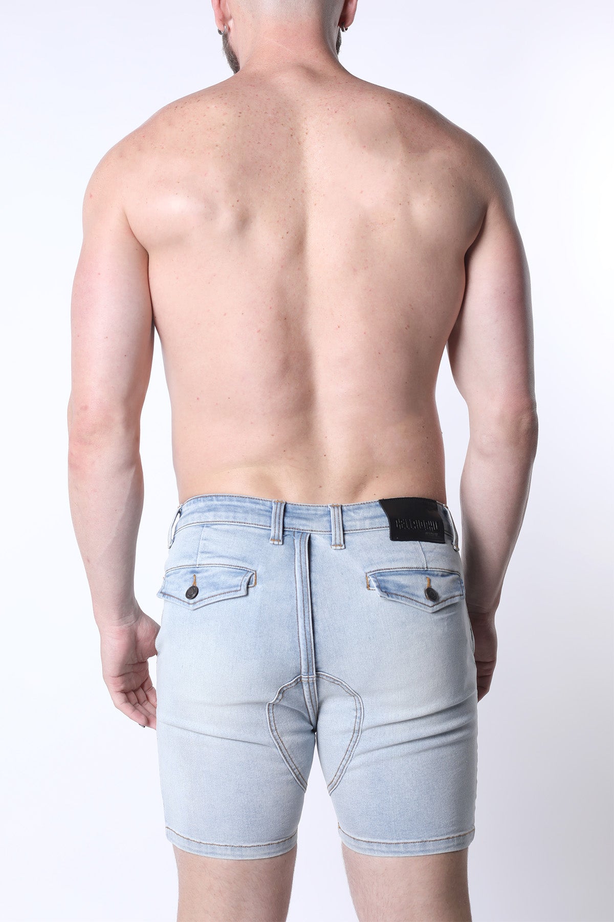 Full Court Denim Zipper Short (WHOLESALE) - TIMOTEO