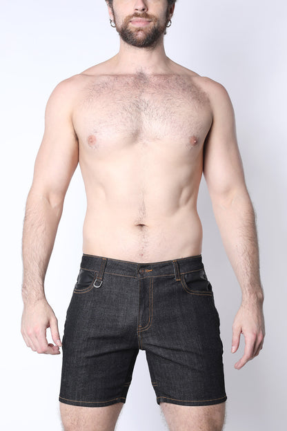 Kennel Club Shadow Denim Zipper Short (Wholesale) - TIMOTEO