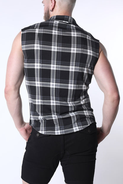 Lumber Jacked Sleeveless Shirt