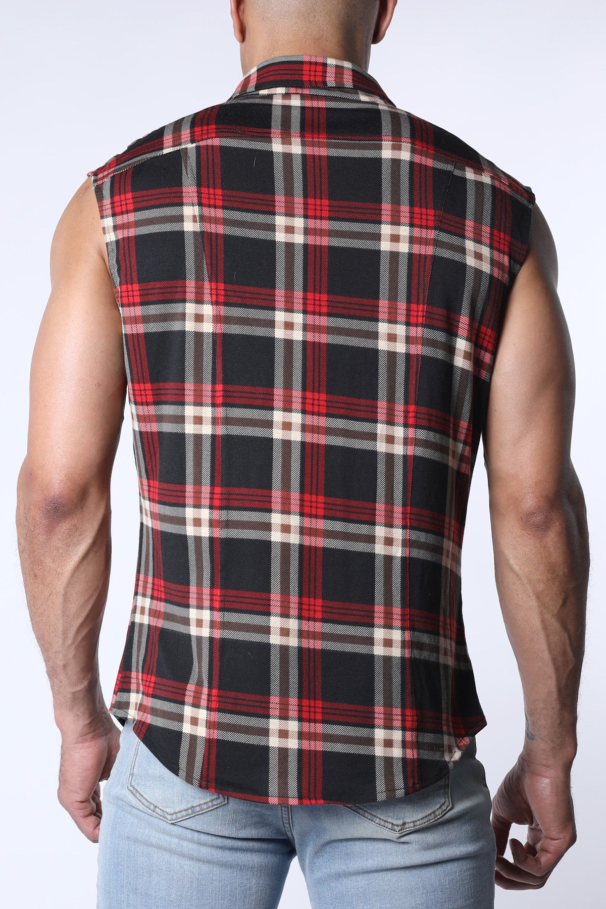 Lumber Jacked Sleeveless Shirt