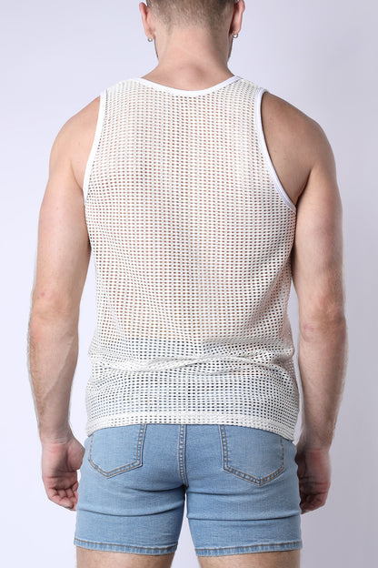 Palm Canyon Mesh Tank Top - TIMOTEO