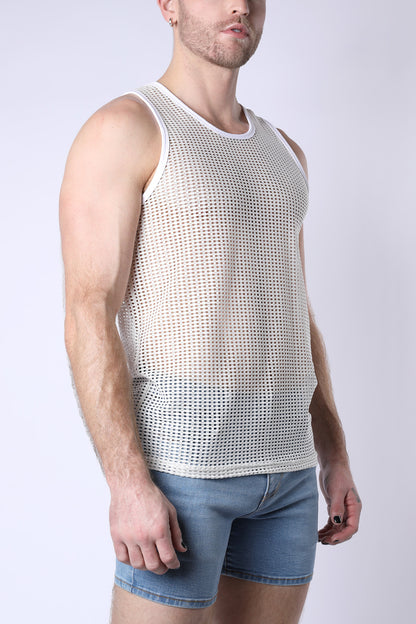 Palm Canyon Mesh Tank Top - TIMOTEO