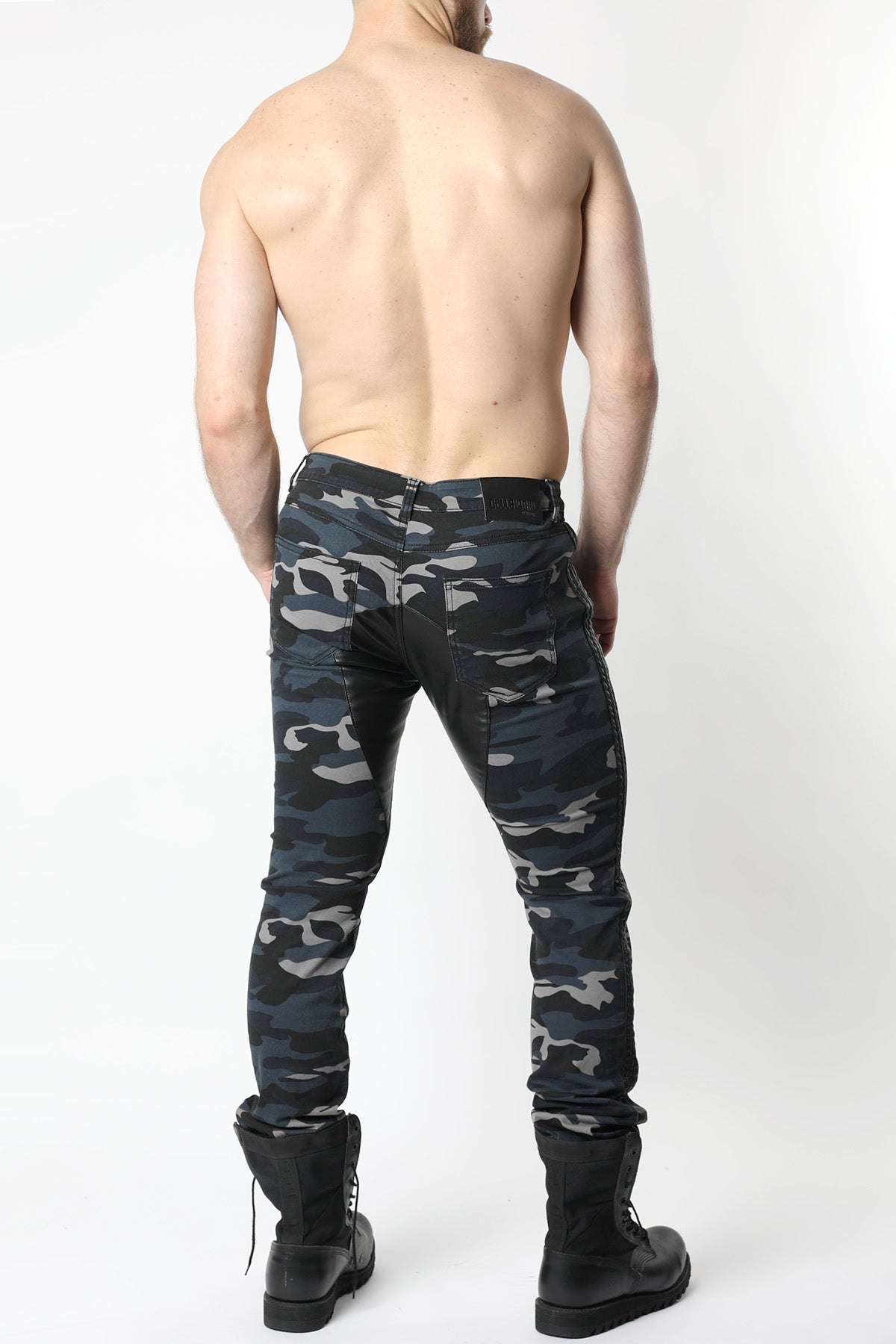 Saddle Denim Camouflage Pant