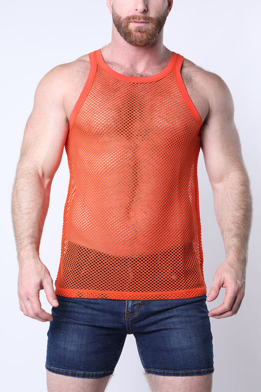 Santorini Mesh Tank Top - TIMOTEO