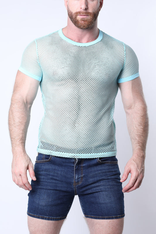 Santorini Mesh T-Shirt - TIMOTEO