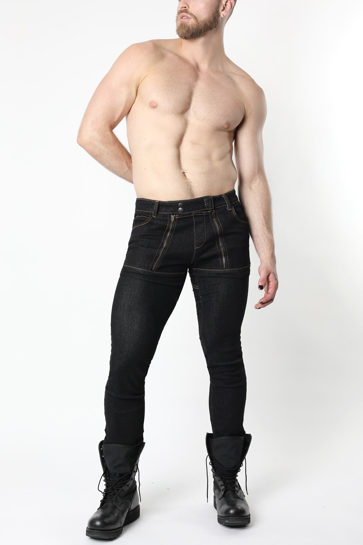 Slick Carpenter Denim Zipper Pant – TIMOTEO