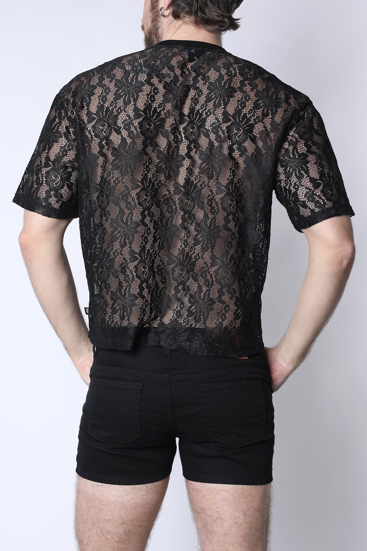 Sorrento Lace Cropped Tee - TIMOTEO
