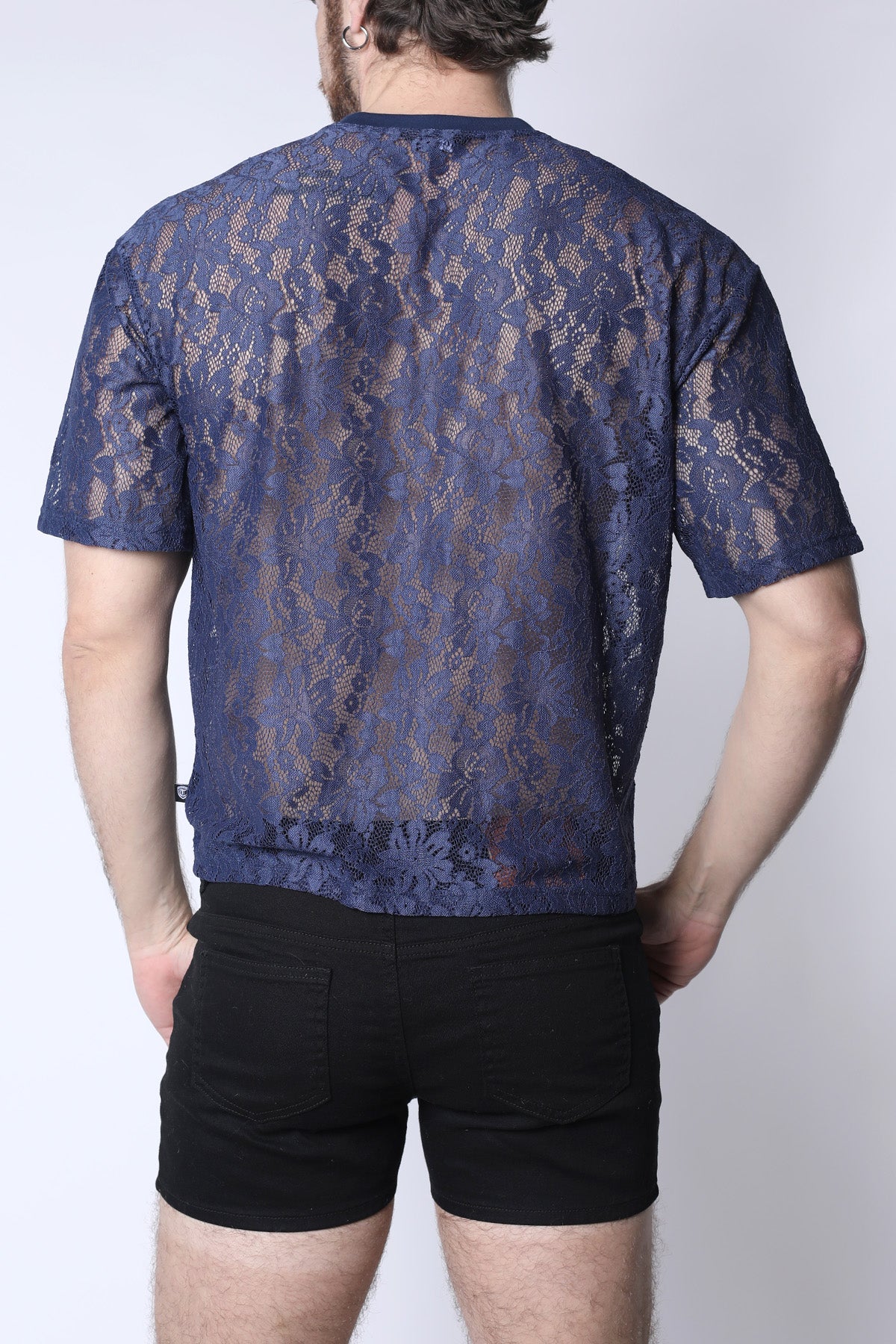 Sorrento Lace Cropped Tee - TIMOTEO