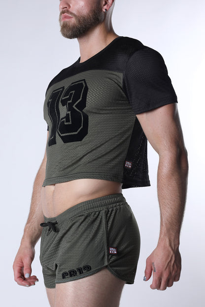 Starter Mesh Crop Tee (WHOLESALE) - TIMOTEO