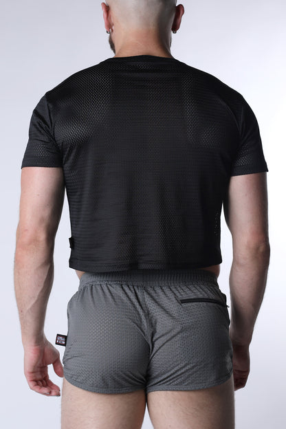 Starter Mesh Crop Tee (WHOLESALE) - TIMOTEO