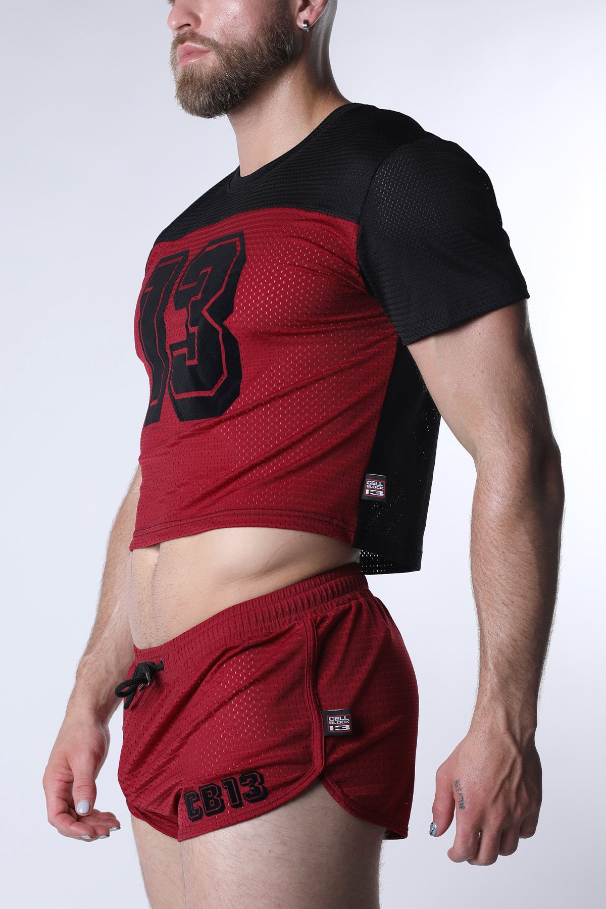 Starter Mesh Crop Tee (WHOLESALE) - TIMOTEO