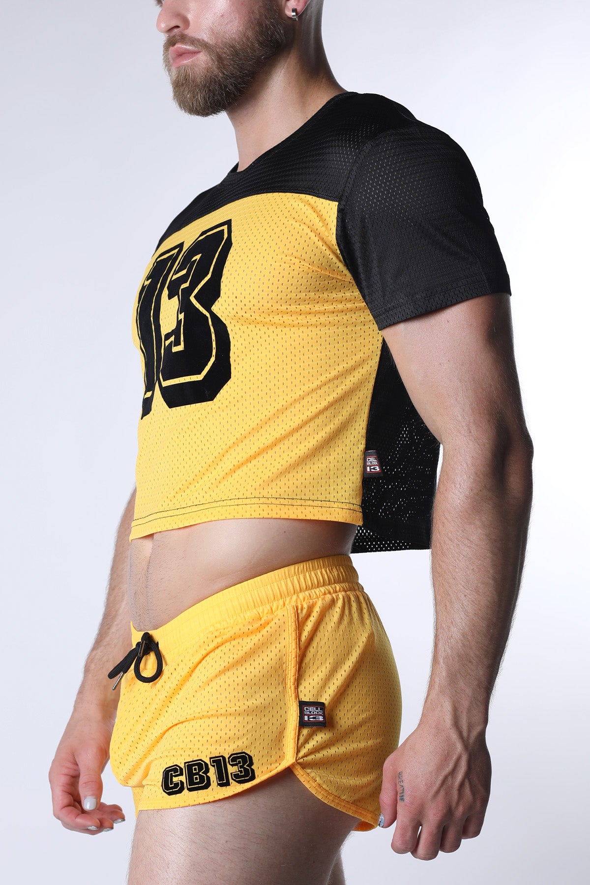 Starter Mesh Crop Tee (WHOLESALE) - TIMOTEO