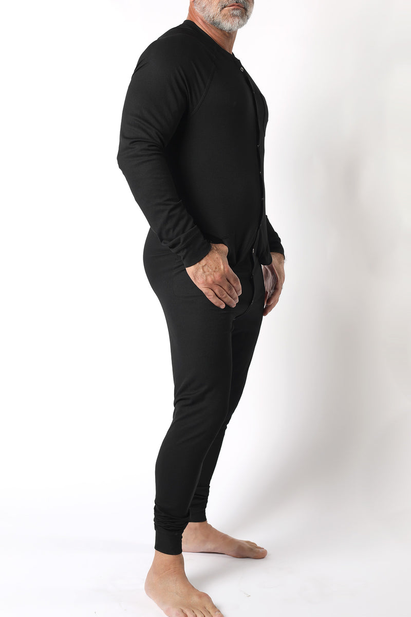 Tahoe Snap Up Union Suit w/ Pockets (WHOLESALE) - TIMOTEO