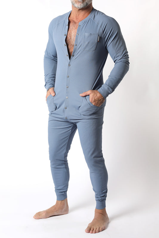 Tahoe Snap Up Union Suit w/ Pockets (WHOLESALE) - TIMOTEO