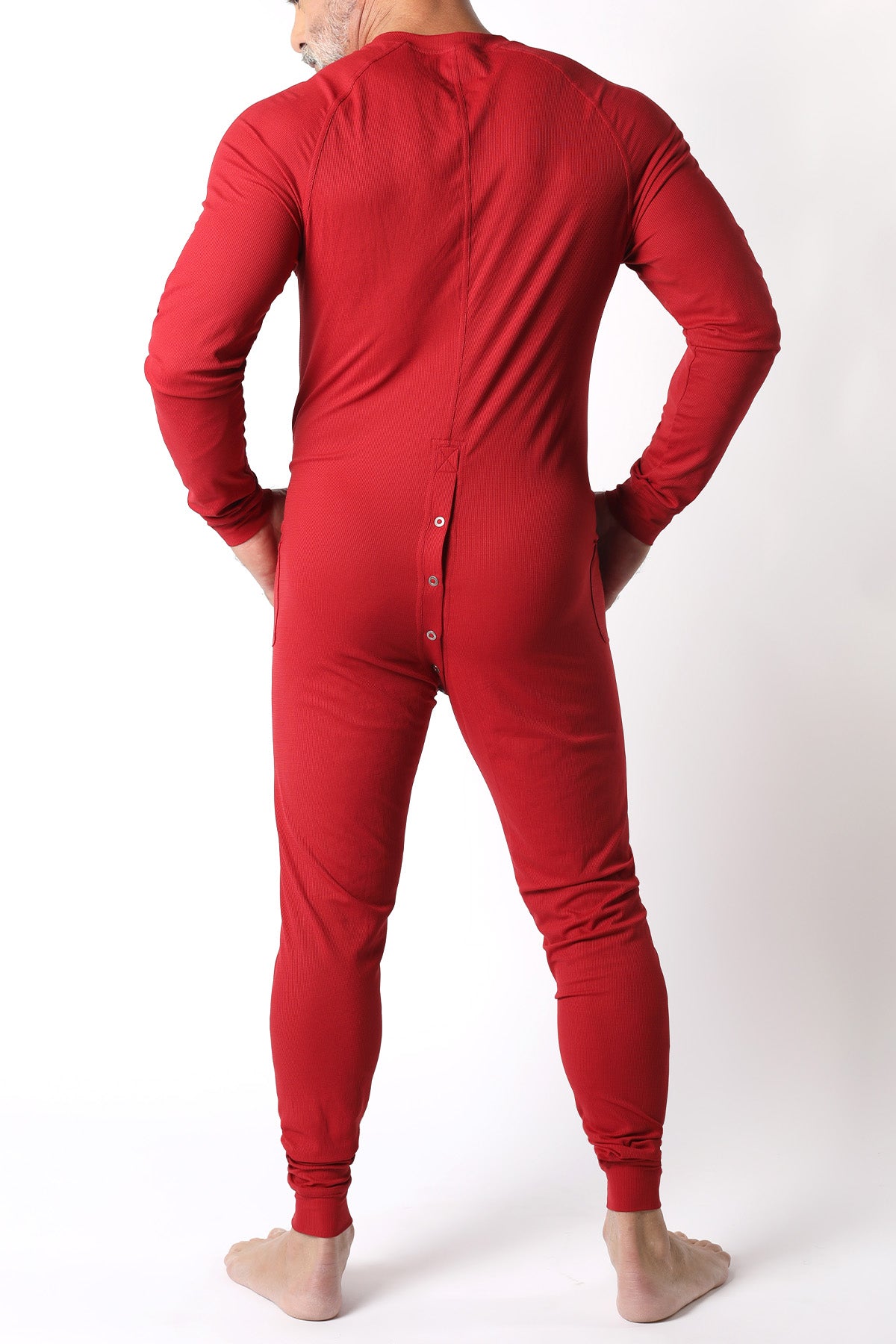 Union Suit Hot Guys In Long Underwear Tahoe Snap Up Union Suit W
