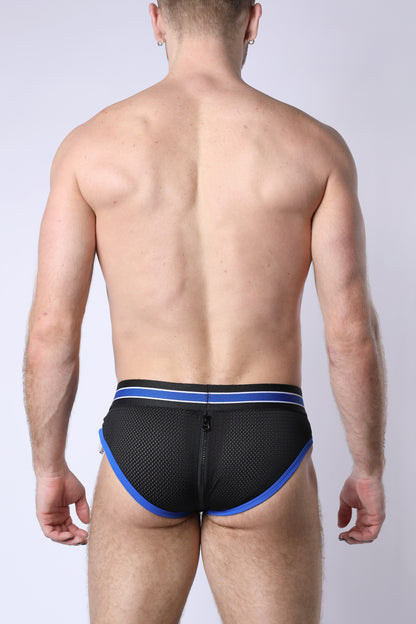 Take Down Zipper Brief w/ Removable Pouch - TIMOTEO