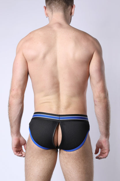 Take Down Zipper Brief w/ Removable Pouch - TIMOTEO