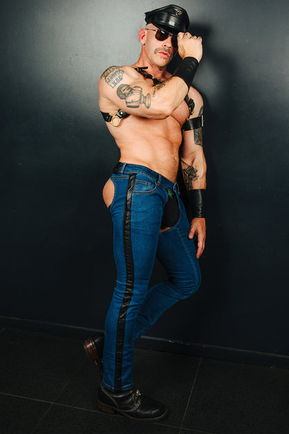 Terry Denim Chap
