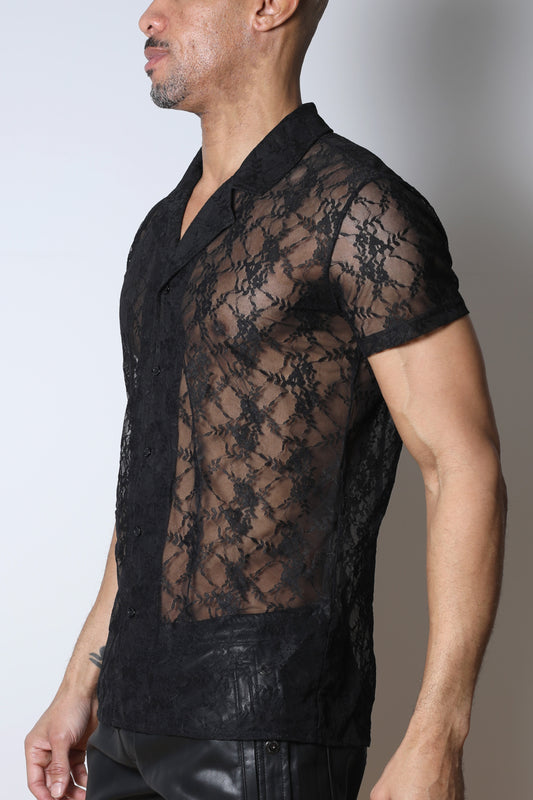 Windsor Button Down Lace Shirt