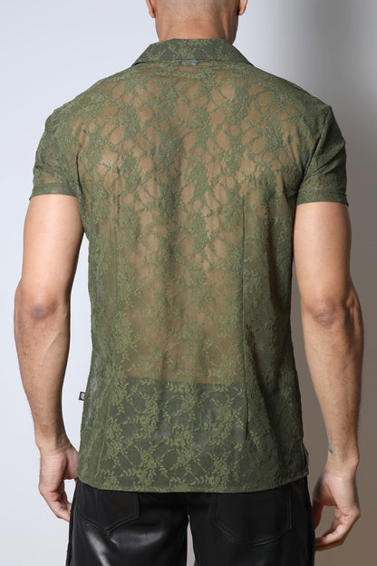 Windsor Button Down Lace Shirt