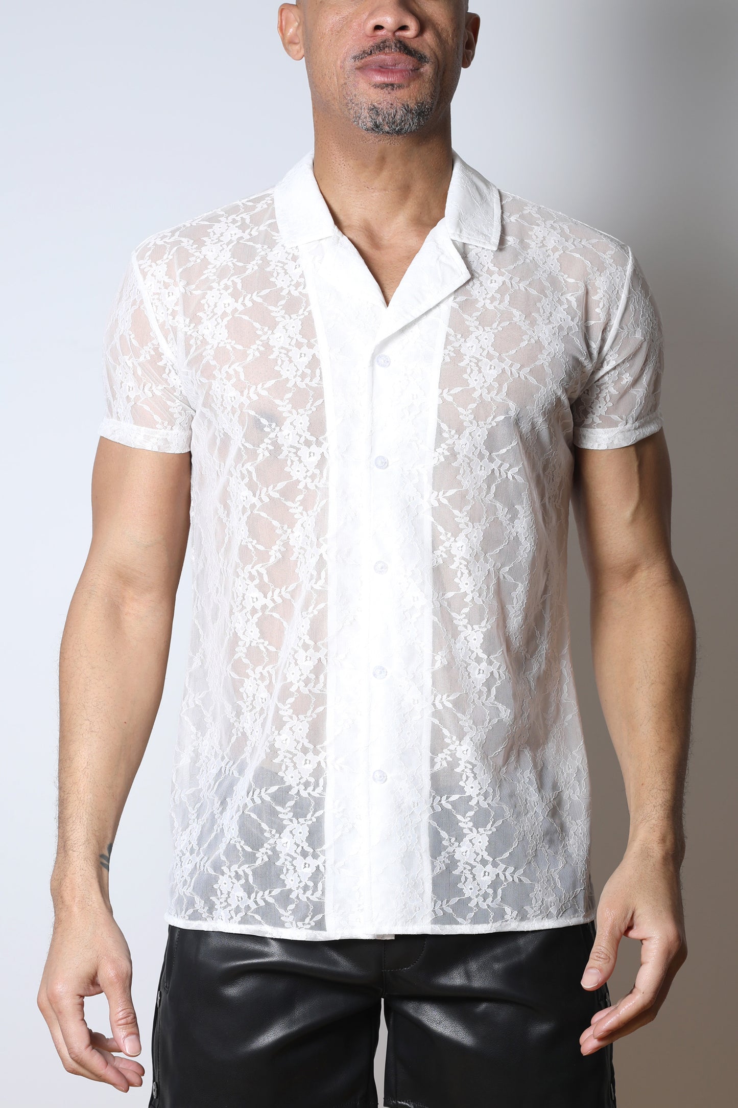 Windsor Button Down Lace Shirt