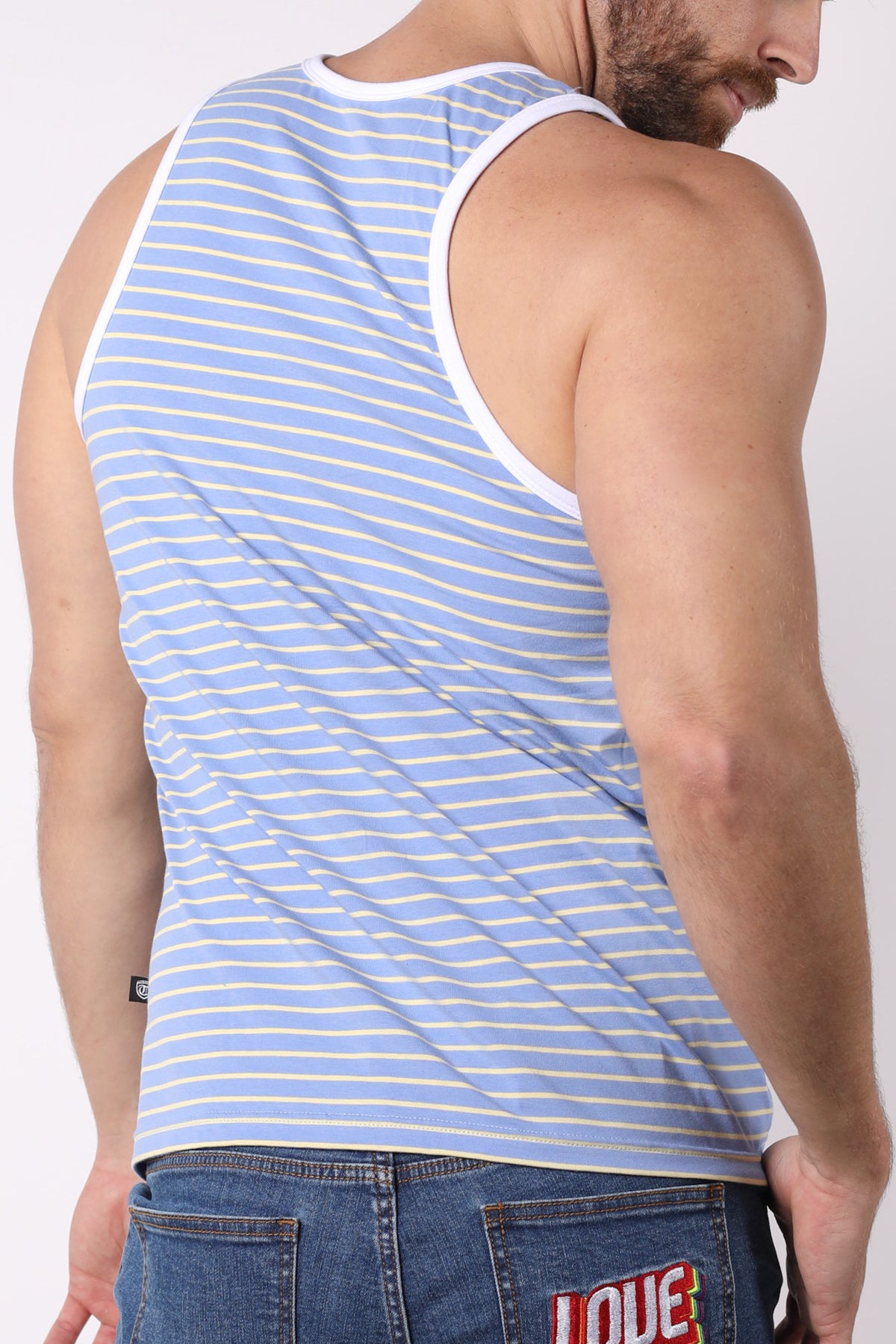 Coral Sands Striped Tank Top **ALL SALES FINAL**